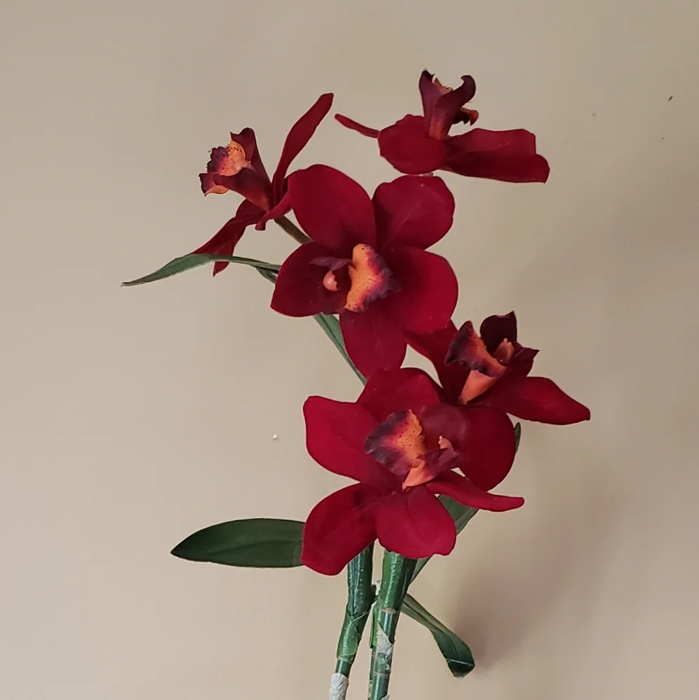Beautiful Faux Florals in Decorative Vase